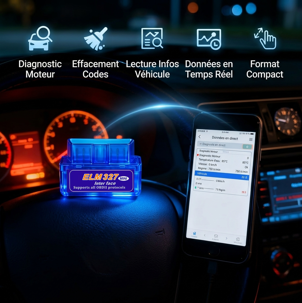 Scanner OBD2 Bluetooth outils de Diagnostic