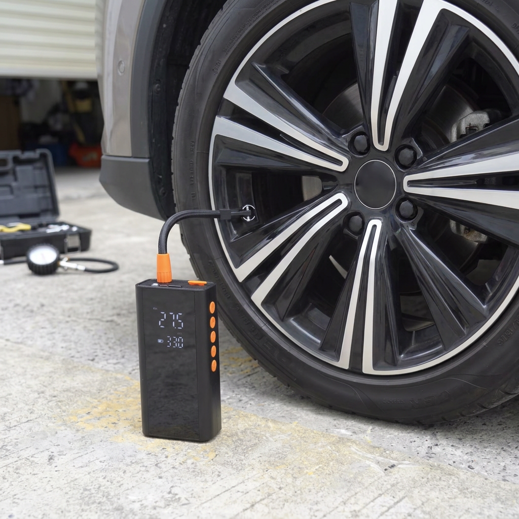Portable démarreur de saut de voiture pompe à Air 150PSI compresseur d'air Booster 1200A